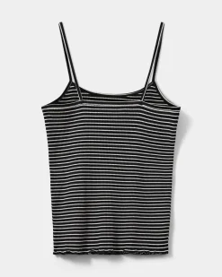 FAUNASW TOP - Off White Striped