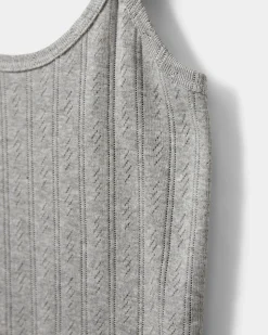 FAUNASY POIENTELLE TOP - Grey mel