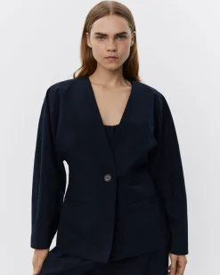 FENNASW BLAZER - Navy