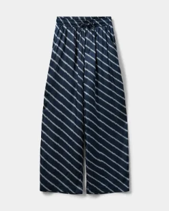 FIASY HIGH WAIST TROUSERS - Navy Blue