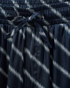 FIASY HIGH WAIST TROUSERS - Navy Blue