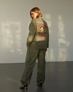 FIELLASW JACKET - Sage green