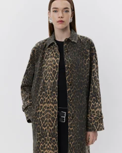 FILIPASW COAT - Light brown leopard