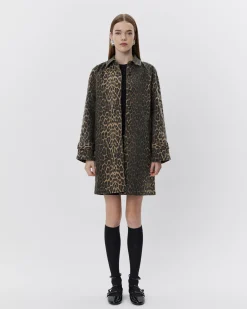FILIPASW COAT - Light brown leopard