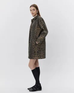 FILIPASW COAT - Light brown leopard