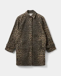 FILIPASW COAT - Light brown leopard