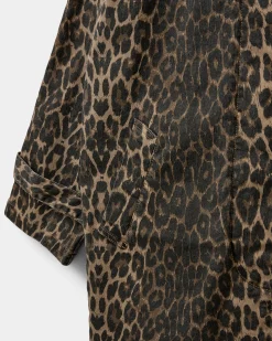 FILIPASW COAT - Light brown leopard