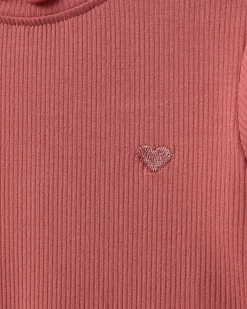 FINJASK T-SHIRT LONG SLEEVE - Coral Pink