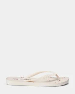 FRIDASY SANDAL - Off White AOP Cherry