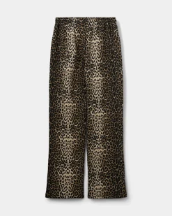 GABBISW SWEATPANTS - Light brown leopard