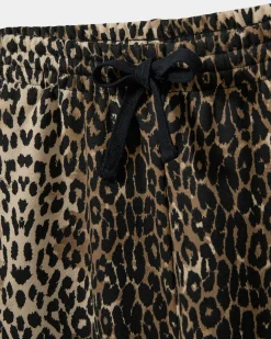 GABBISW SWEATPANTS - Light brown leopard