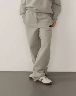 GABBISY SWEATPANTS - Grey melange