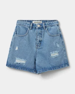 GABRIELLASY SHORTS - Denim blue