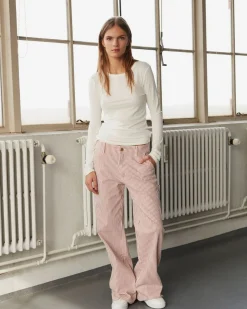 GITTESW TROUSERS - Red