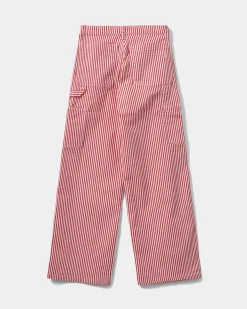 GITTESY TROUSERS - Berry red