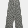 GITTESY TROUSERS - Brown Striped