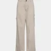 GITTESY TROUSERS - Cashew brown