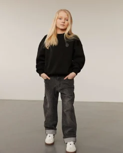 GITTESY TROUSERS - Dark grey