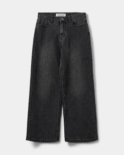 GITTESY TROUSERS - Dark grey