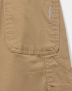 GITTESY TROUSERS - Dark sand