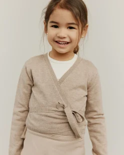 GRACYSK CARDIGAN - Brown melange