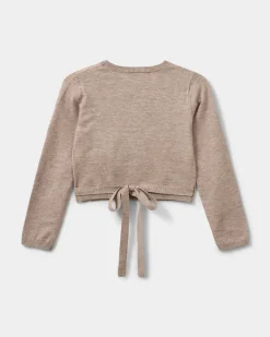 GRACYSK CARDIGAN - Brown melange