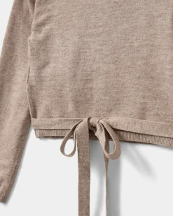 GRACYSK CARDIGAN - Brown melange