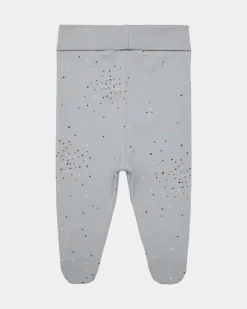 HALFDANSB TROUSERS - Dusty Blue w Star