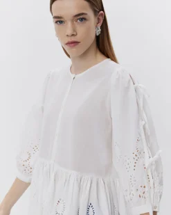 HATTIESW BLOUSE - Snow white