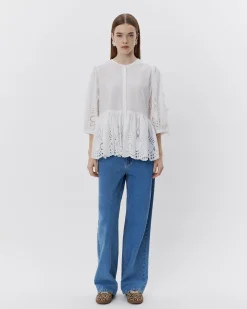 HATTIESW BLOUSE - Snow white