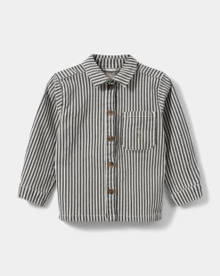 HECTORSK JACKET - Black striped