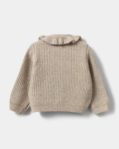 HENNYSB CARDIGAN - Ecru melange