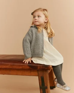 HENNYSB CARDIGAN - Grey melange