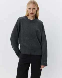 HOPESW SWEATER - Dark grey