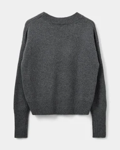 HOPESW SWEATER - Dark grey