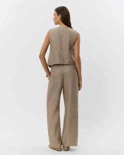 IDASW VEST - Light brown