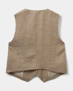 IDASW VEST - Light brown