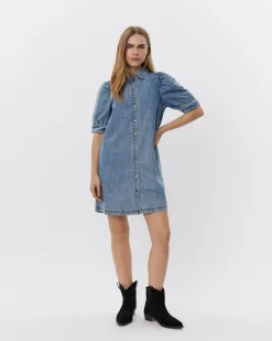 IDRISSW DRESS - Light denim blue