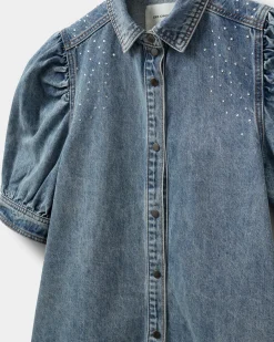 IDRISSW DRESS - Light denim blue