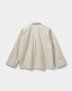 IMANASW SHIRT - Brown Striped