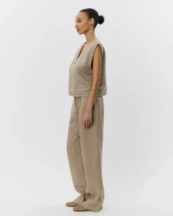 INAYASW TOP - Camel