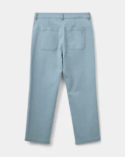 IRISHSW TROUSERS - Light Blue striped