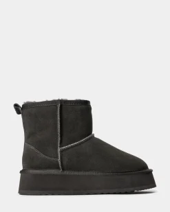 JASMINESW TEDDY BOOT - Anthracite