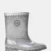 JESSICASK RUBBER BOOT W. LINING - Silver
