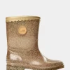 JESSICASK RUBBER BOOT W. LINING - Champagne