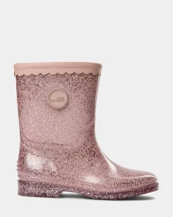 JESSICASK RUBBER BOOT W. LINING - Rose