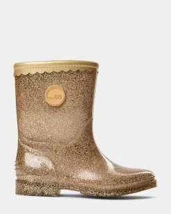 JESSICASK RUBBER BOOT W. LINING - Champagne