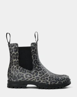 JODIESW RUBBER BOOT - Light brown leopard