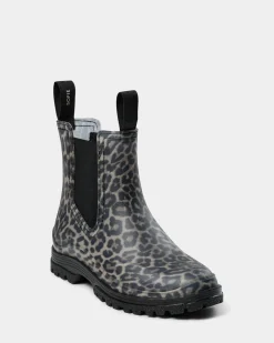 JODIESW RUBBER BOOT - Light brown leopard