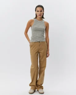 JULLIESW STRIPE TOP - Army striped